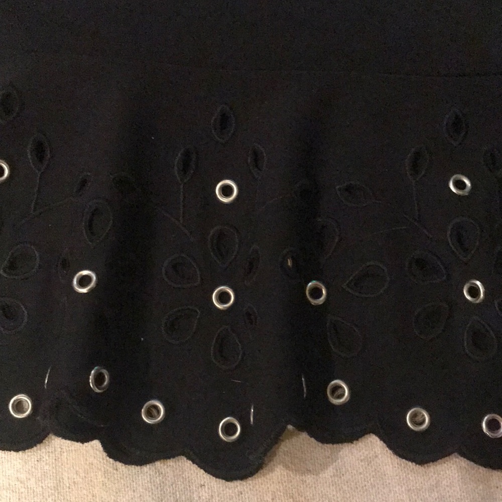 Skirt, Michael Kors, amazing hemline, Blk, stretch